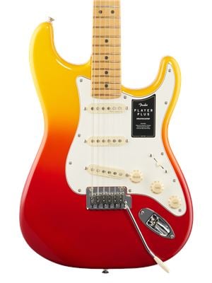 Fender Player Plus Stratocaster Maple Neck Tequila Sunrise with Bag Body View